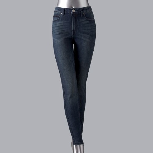 Vera Wang Denim - Simply Vera Wang High Rise Skinny Jeans
